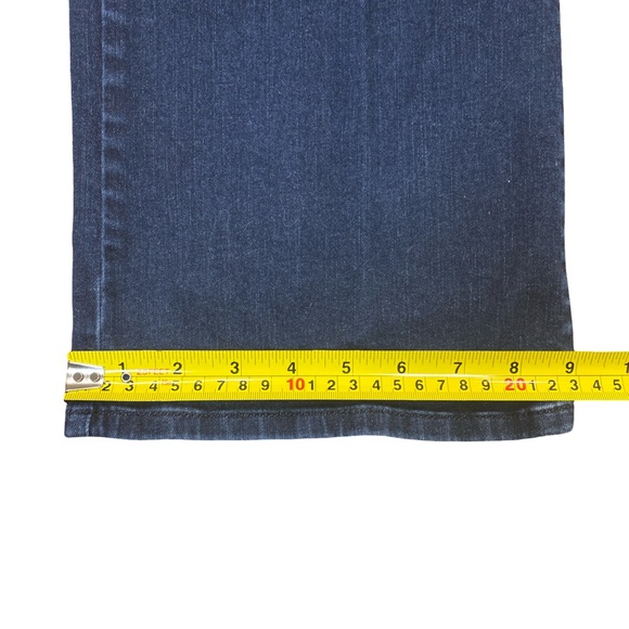 Talbots Dark Wash Curvy Fit Straight Leg Stretch Jeans | Women’s 10 - Picture 7 of 11